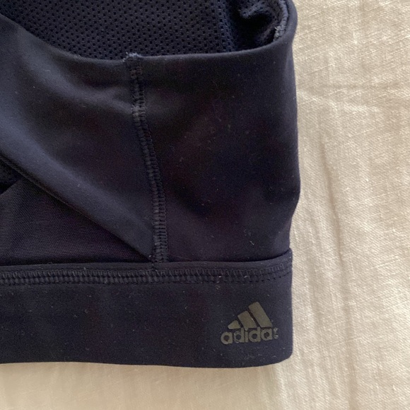 adidas yoga bra navy size small - Picture 4 of 4